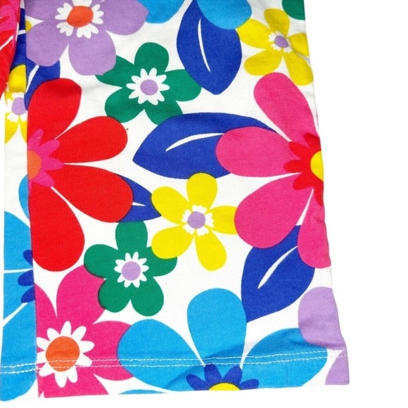 Boden floral pop drawstring wide leg crop pants 10Y - Picture 6 of 9